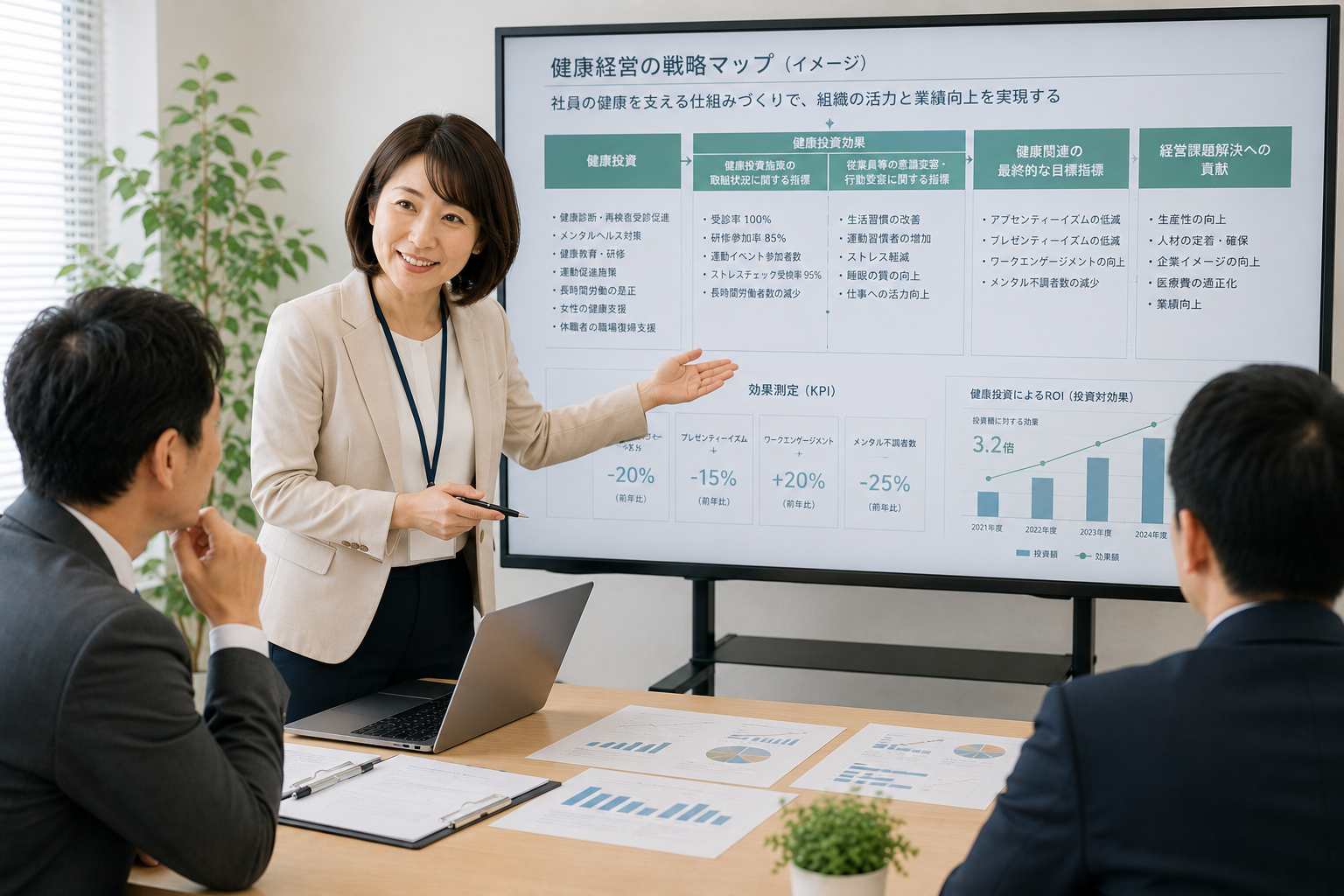 健康経営支援のイメージ